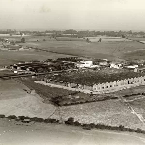 Aerial view of the Bristol Aero Engine Department factory