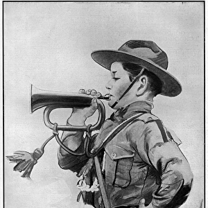 All Clear - boy scout during WWI by Barribal