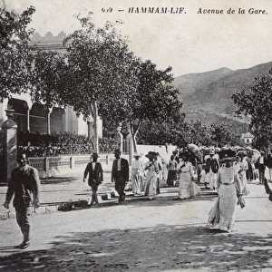 Avenue de la Gare, Hammam-Lif, Tunisia, North Africa