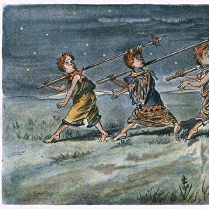 Three boys escape their savage captors during the night