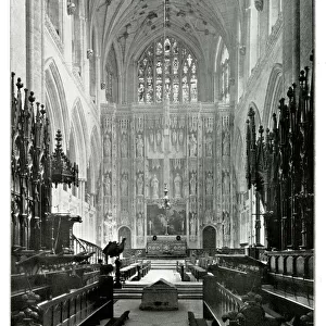 The Choir, Winchester Cathedral looking East
