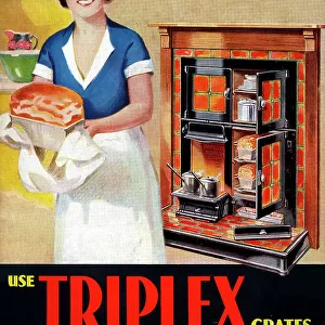 Cover for Brochure advertising Triplex Grates / Ranges