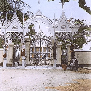 Gates of the Presidential Palace, Port au Prince, Haiti