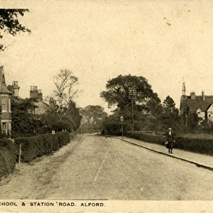 Grammar School and Station Road, Alford, Lincolnshire