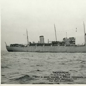 HMS Monarch, British cable ship