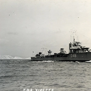 HMS Vidette, British destroyer