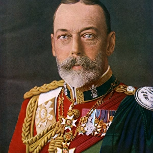 King George V as Colonel-in-Chief of Black Watch