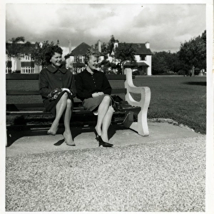 Ladies on Bench, Fawley, Hampshire