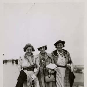 Three ladies on their holiday in Margate