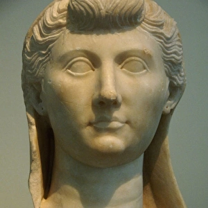 Livia Drusila (58 B. C. -29 A. C. ). Bust