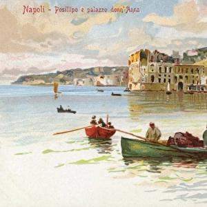 Naples, Italy - Posillipo and Donn Anna Palace