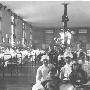 Nurses and patients in ward