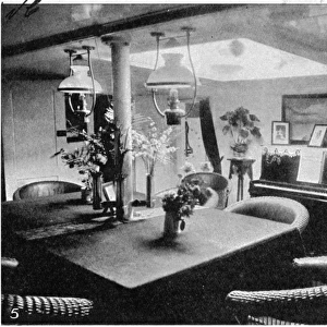The Officers Saloon aboard the Fram, 1912