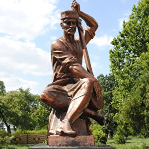 Omer Gezlevi statue. Yevpatoria. Ukraine
