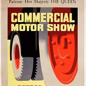Poster design, Commercial Motor Show, Earls Court