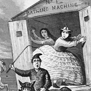 Rough Rides at the Sea Side - Bathing Machine