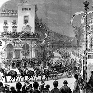 Royal Procession in Regent Street, London, 1874