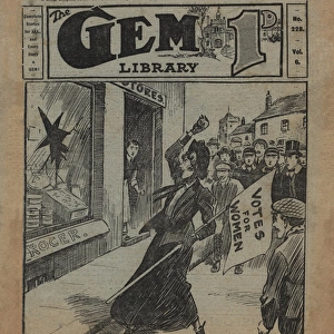 Suffragette Breaking Window Gem Library