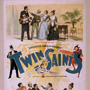 Twin saints the new comedy in 3 acts : by Frank J. Hallo & M