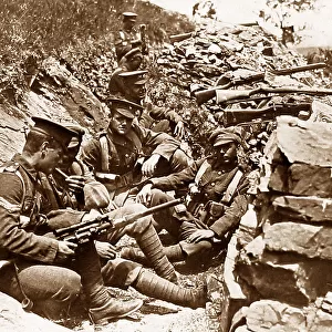 WW1 British troops in Salonika