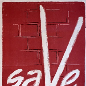 WW2 poster, Save for victory in war savings