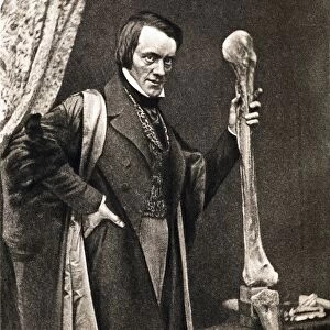 1846 Richard Owen and Moa leg fossil