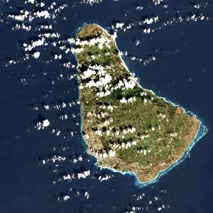 Barbados, satellite image