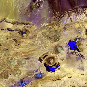 Great Salt Desert, satellite image