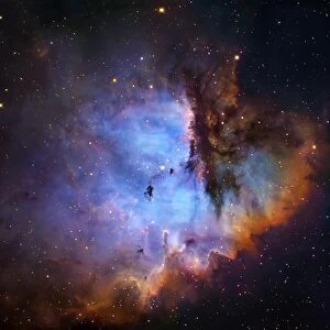 NGC 281 starbirth region, optical image C017 / 3732