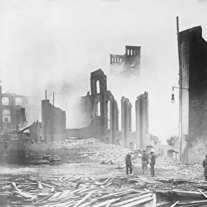 Roebling Wire Works after fire, 1915 C013 / 7363