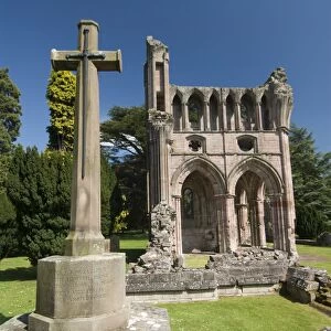 Dryburgh Abbey, near St. Boswells, Borders, Scotland, United Kingdom, Europe