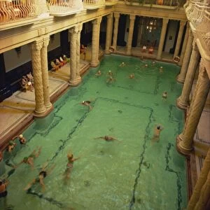 Pool, Gellert Spa, Budapest, Hungary, Europe