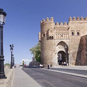 Puerto del Sol town gate Toledo, Castilla-La Mancha, Spain, Europe