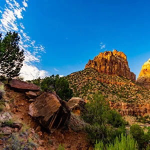 Scenery along the Canyon Overlook Trail, Zion National Park, Utah