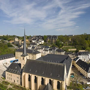 Luxembourg, Luxembourg City, The low area of Grund and St. Jean du Grund Church