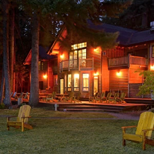 USA, North America, Cascades, Oregon, Suttle Lake Lodge
