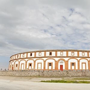 View of old bullring, Trujillo, Caceres Province, Extremadura, Spain, April