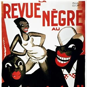 JOSEPHINE BAKER. On the Paul Colin poster for La Revue NÔÇÜgre, Paris, 1925, which launched her career