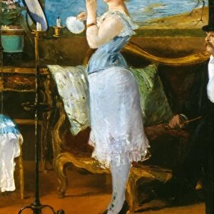 MANET: NANA, 1877. Edouard Manet. Oil on canvas, 1877