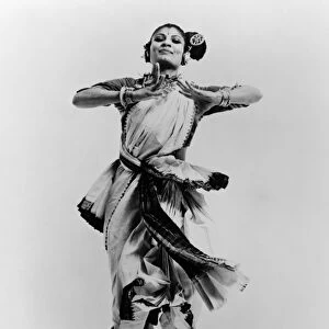 SHANTA RAO (1930-2007). Indian dancer. Photograph, 1964