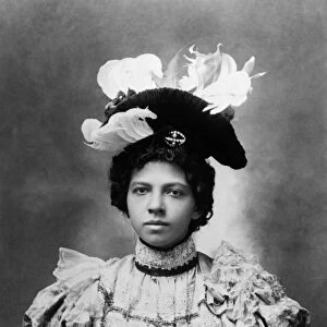WOMAN, c1899. Portrait of an African-American woman from Georgia. Photograph, c1899