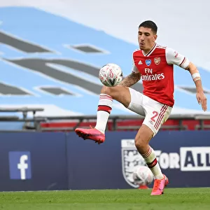 Arsenal's Hector Bellerin in FA Cup Semi-Final Clash Against Manchester City