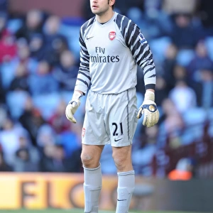 Lukasz Fabianski (Arsenal). Aston Villa 2: 4 Arsenal. Barclays Premier League