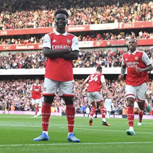 Saka Scores the Second: Arsenal vs. Liverpool in the Premier League, 2022-23