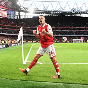 Xhaka's Thrilling Third: Arsenal's Triumph Over Liverpool (2022-23)