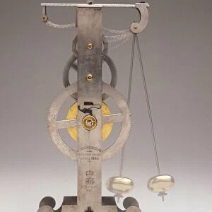 19th century model of Galileos pendulum clock based on16th century drawing