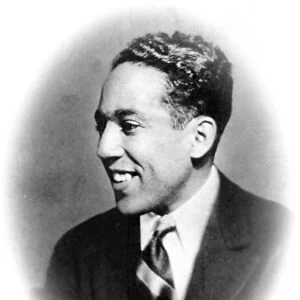 (James Mercer) Langston Hughes (1902-1967) African American / Caucasian poet, playwright writer