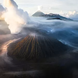 Mount Bromo Active Volcano