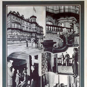 Zetland Hotel, Saltburn-by-the-Sea, LNER poster, c 1930s
