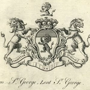 Coat of arms Lord St. George 18th century